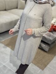 TIĞ TRİKO KAŞMİR TRİKO HIRKA BEJ