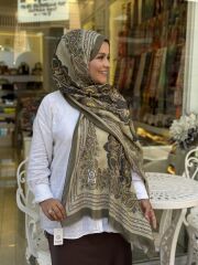 KAŞMİR İPEK ETHNİC ŞAL 70X200