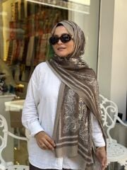 KAŞMİR İPEK ETHNİC ŞAL 70X200