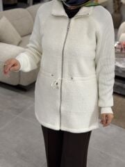 TIĞ TRİKO REGLAN KOLLU TRİKO KOMBİNLİ HIRKA