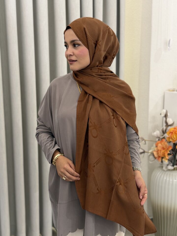 BENETTON LYOCELL ŞAL TABA