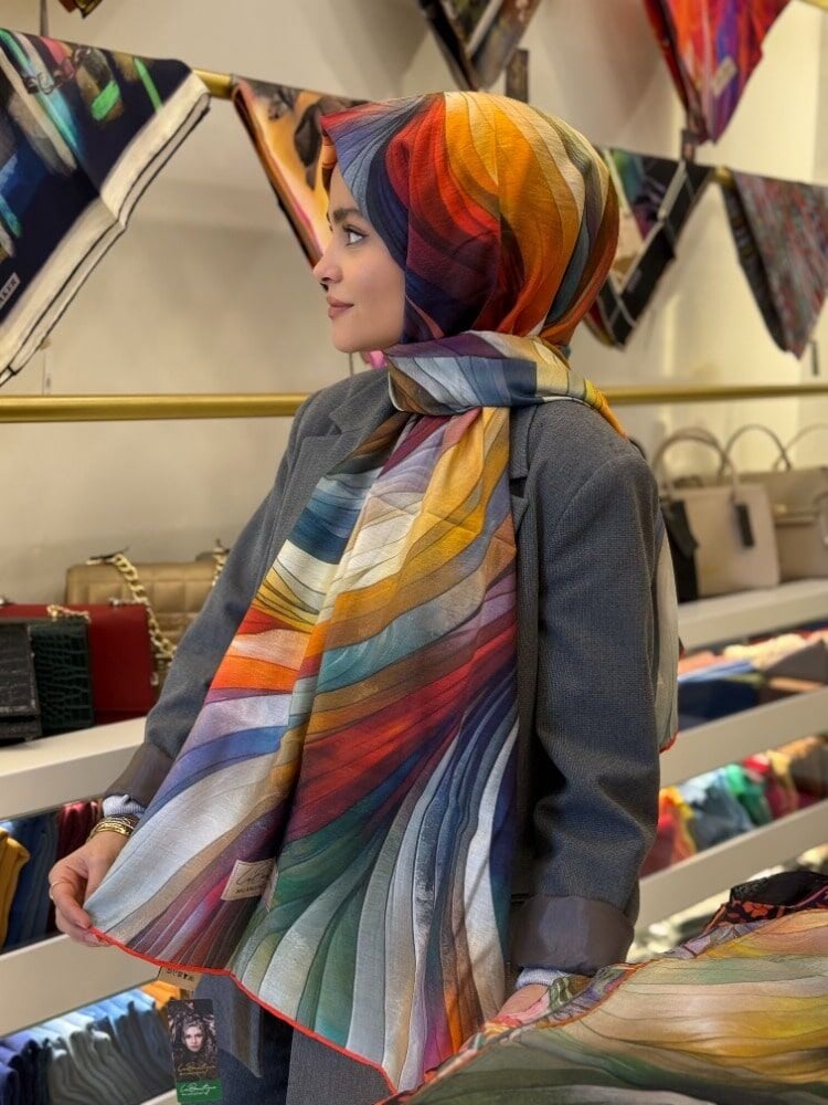 LA BOUTİQUE YAZ SERİNLİĞİ ŞAL 70X190