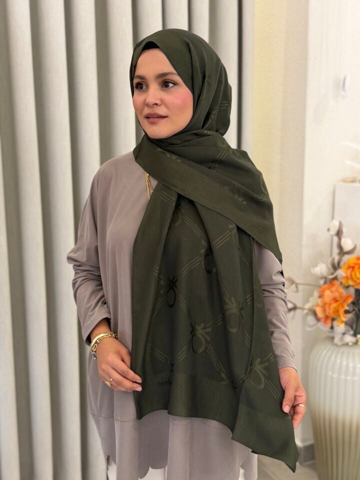 BENETTON LYOCELL ŞAL HAKİ