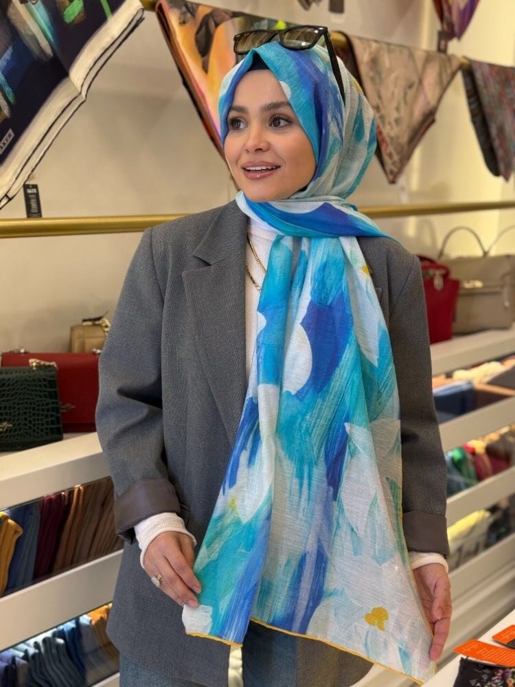LA BOUTİQUE YAZ SERİNLİĞİ ŞAL 70X190