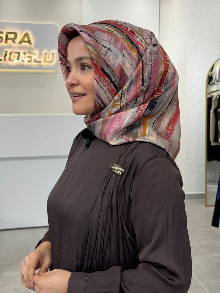 AKER TİWİL İPEK EŞARP