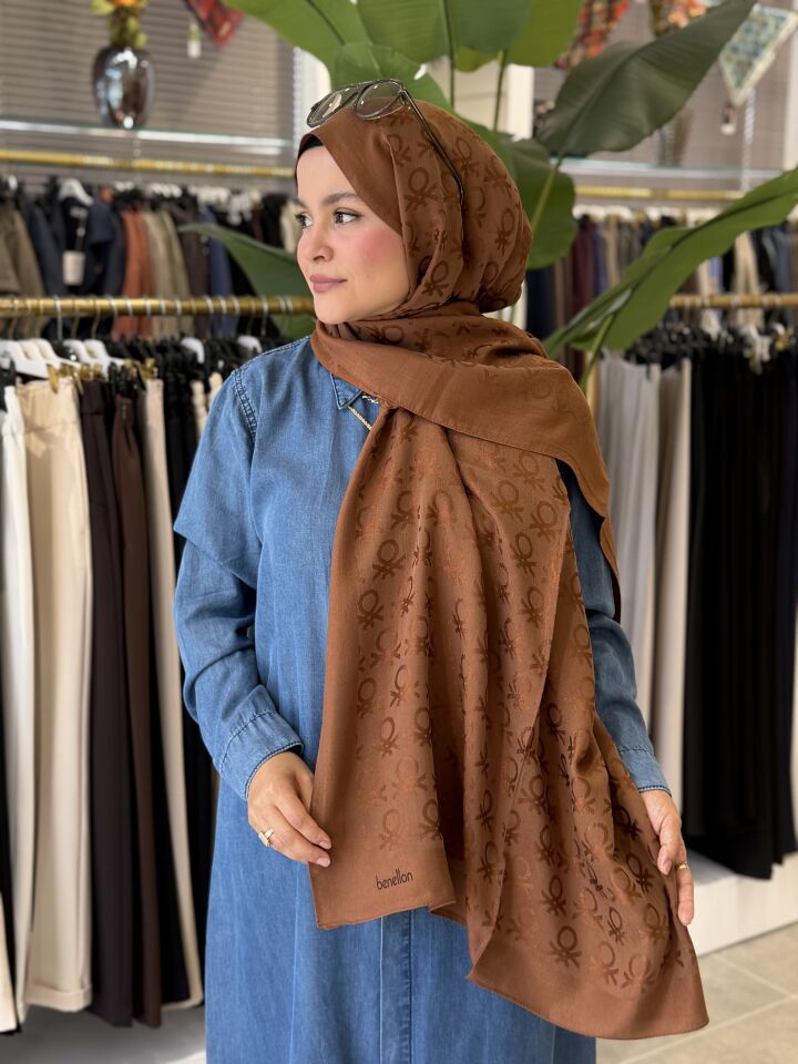 BENETTON LYOCELL ŞAL TABA