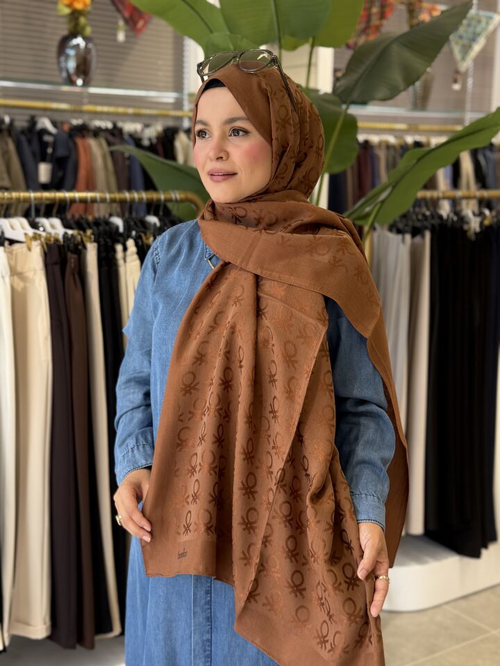 BENETTON LYOCELL ŞAL TABA