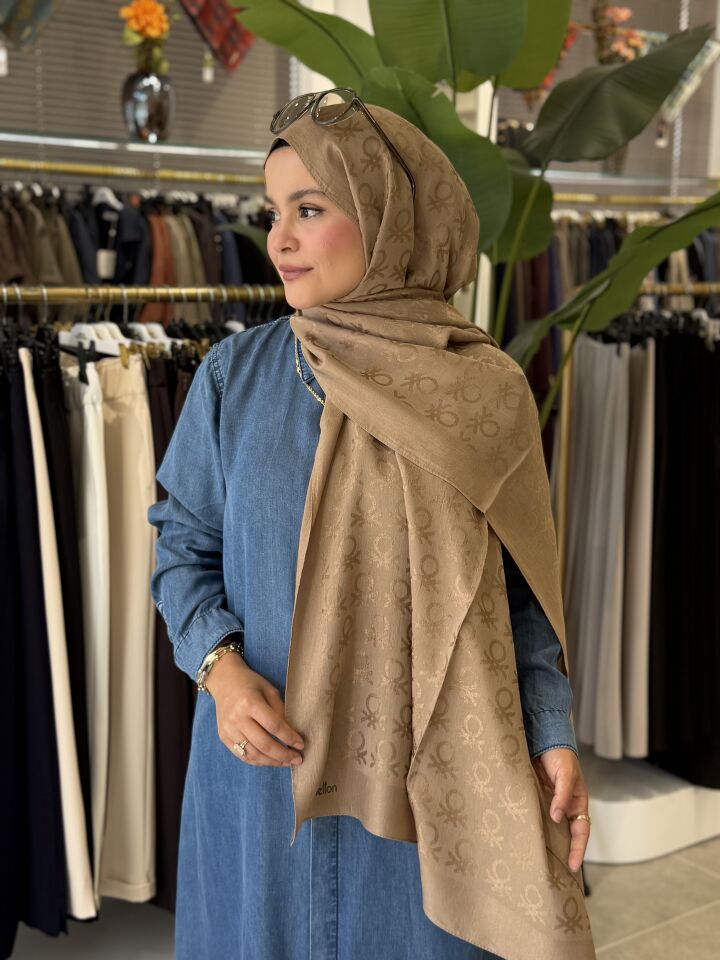 BENETTON LYOCELL ŞAL CAMEL