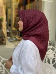 AKER ELEGANCE MONOGRAM EŞARP