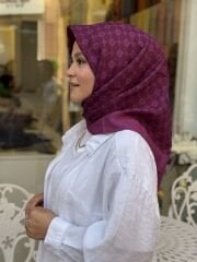 AKER ELEGANCE MONOGRAM EŞARP