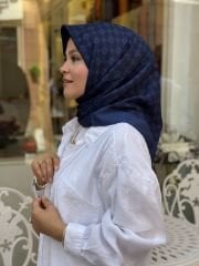 AKER ELEGANCE MONOGRAM EŞARP