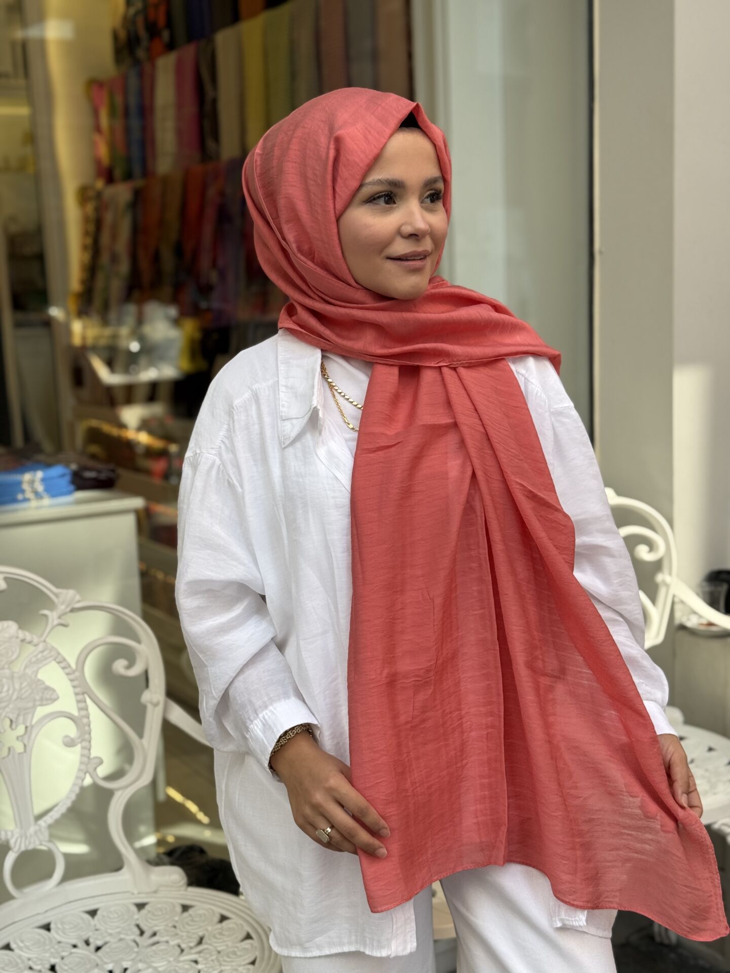 LA BOUTİQUE HERBAL BİTKİSEL ŞAL İNDİAN RED 70X90