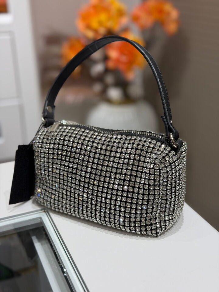 LA BOUTİQUE SWAROVSKİ GÜMÜŞ ÇANTA