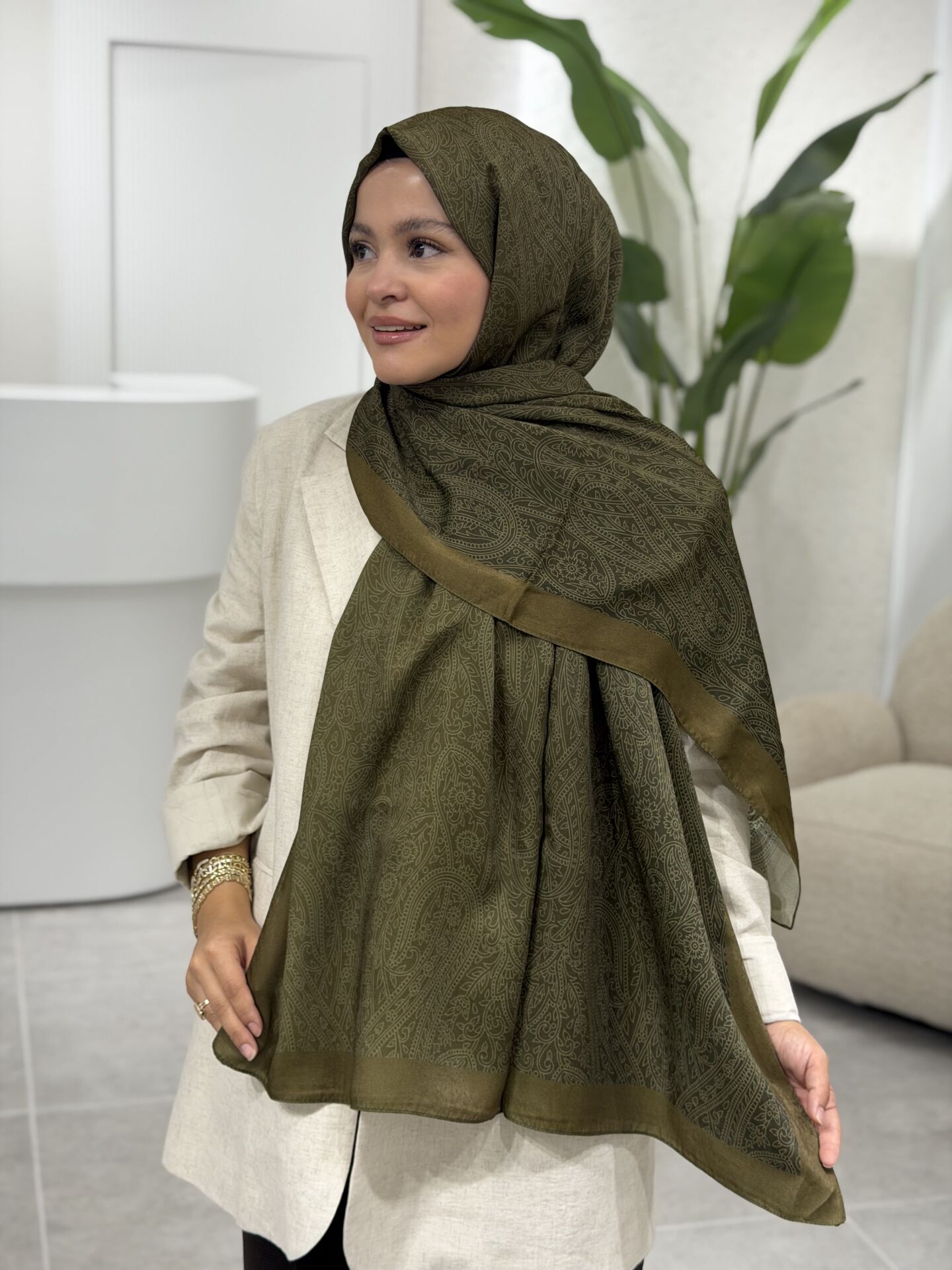 FLOŞ VİSCON RETRO PREMİUM ŞAL 75X190