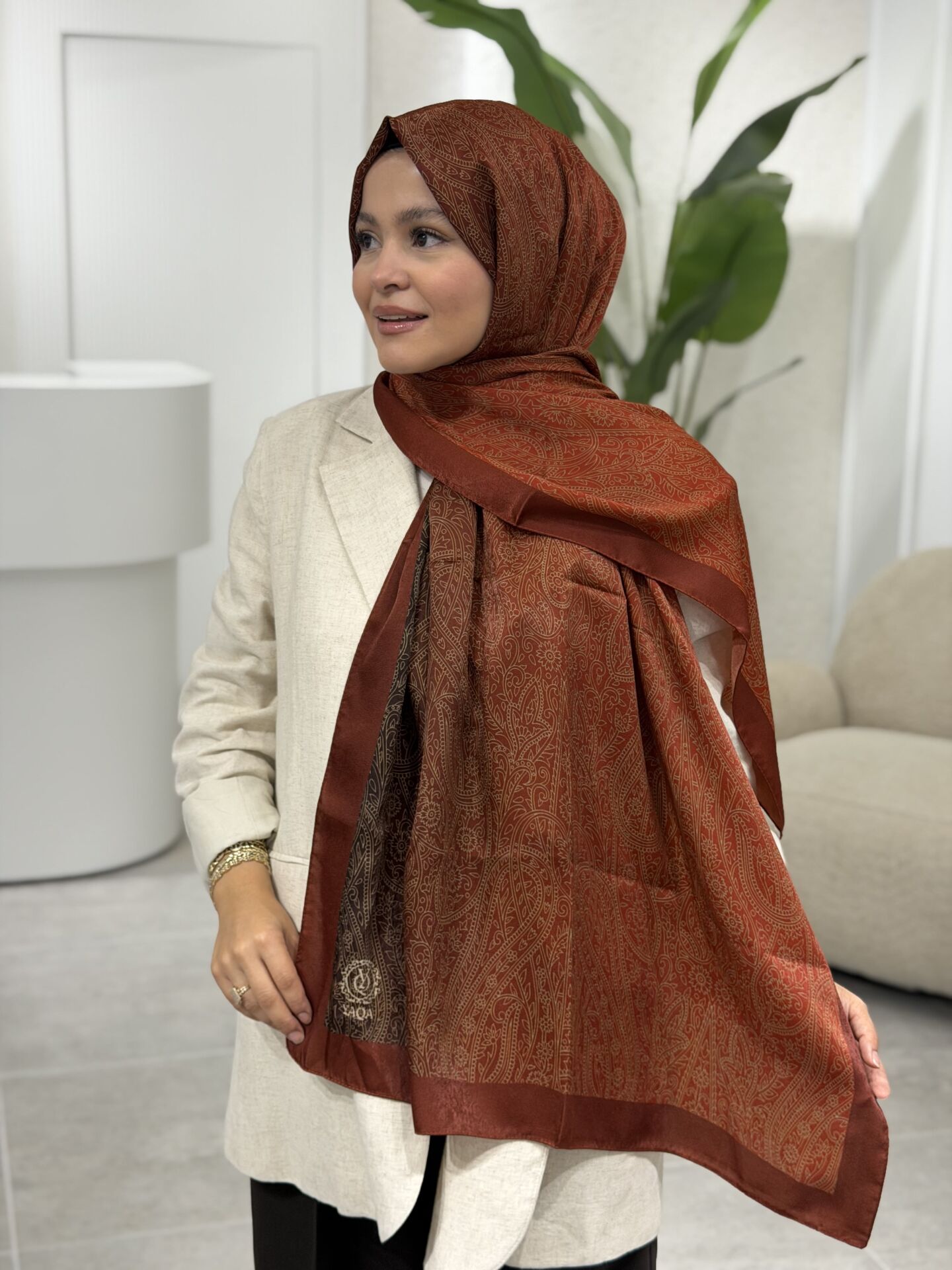 FLOŞ VİSCON RETRO PREMİUM ŞAL 75X190