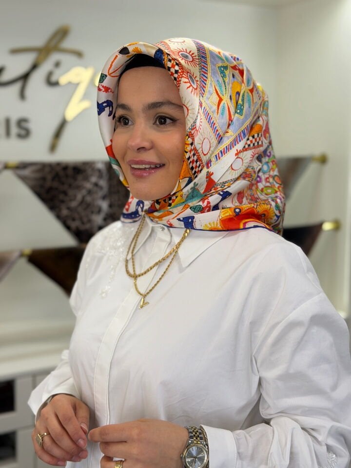 LA BOUTİQUE TWİLL İPEK EŞARP