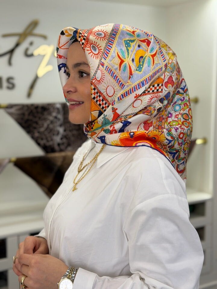 LA BOUTİQUE TWİLL İPEK EŞARP