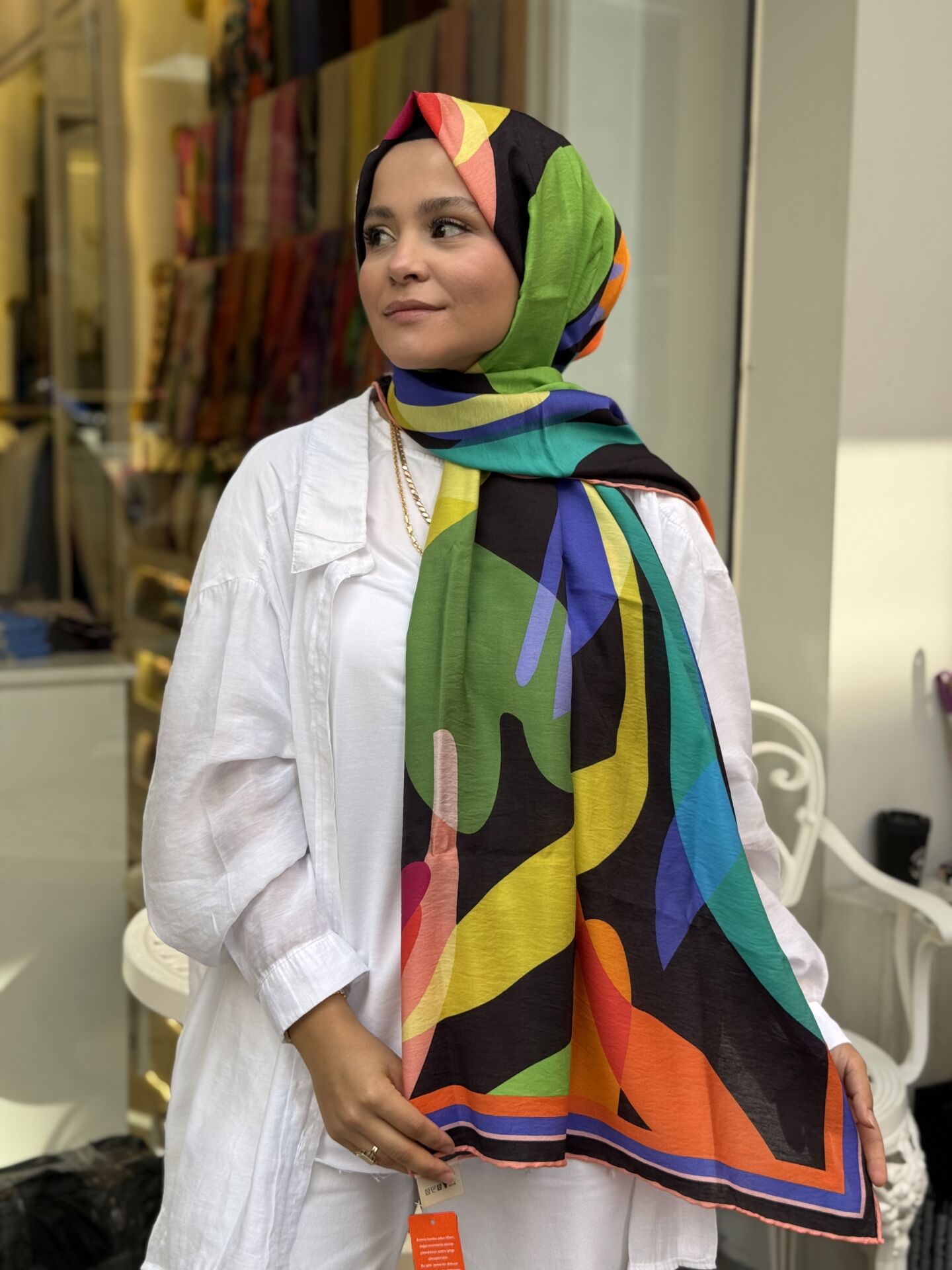 LA BOUTİQUE YAZ SERİNLİĞİ ŞAL 70X190