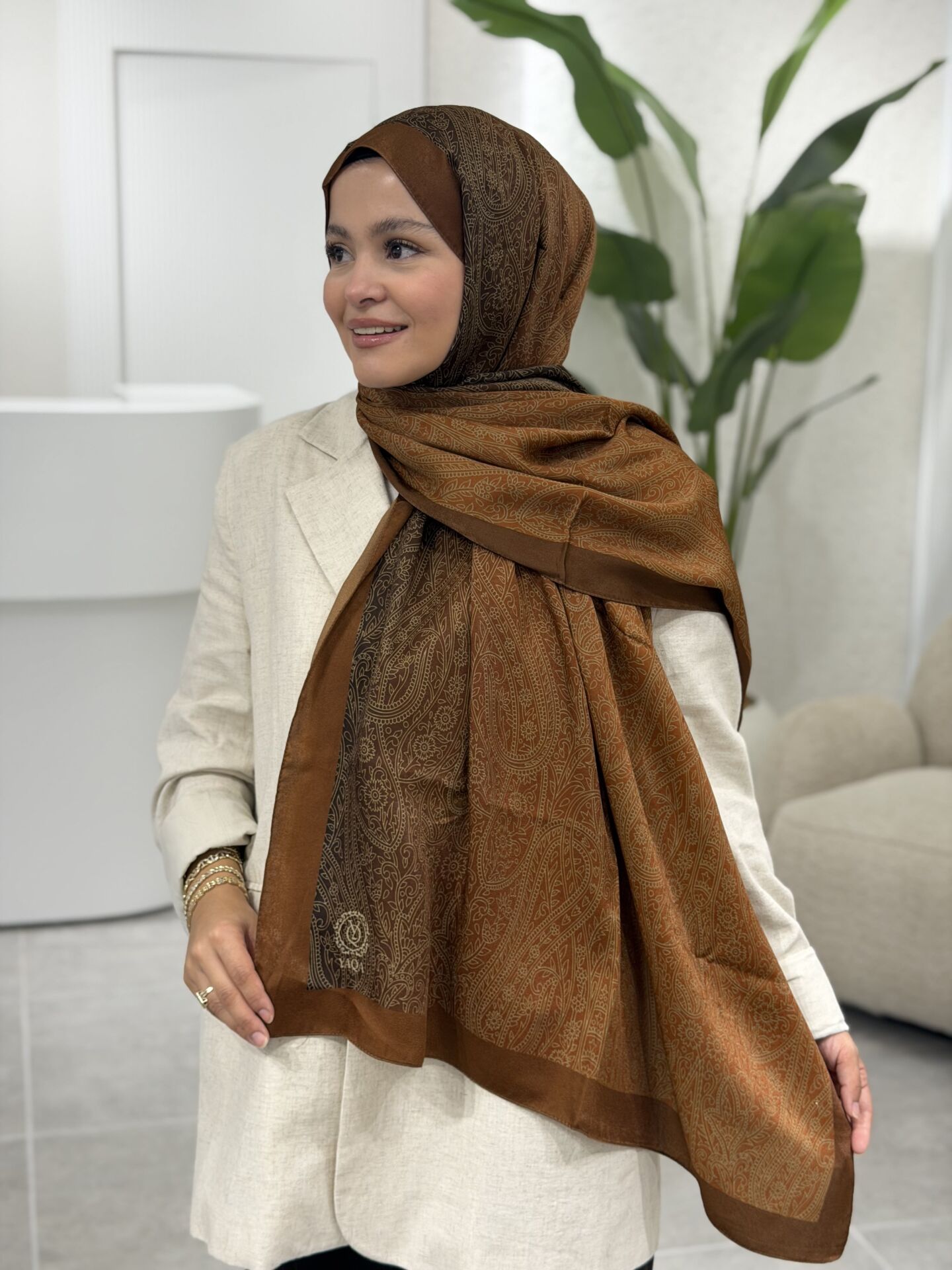 FLOŞ VİSCON RETRO PREMİUM ŞAL 75X190