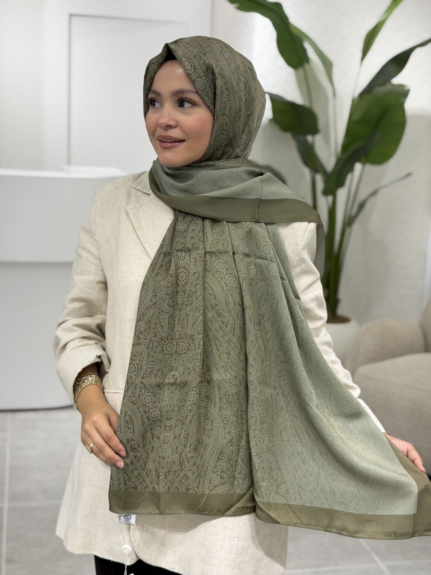 FLOŞ VİSCON RETRO PREMİUM ŞAL 75X190