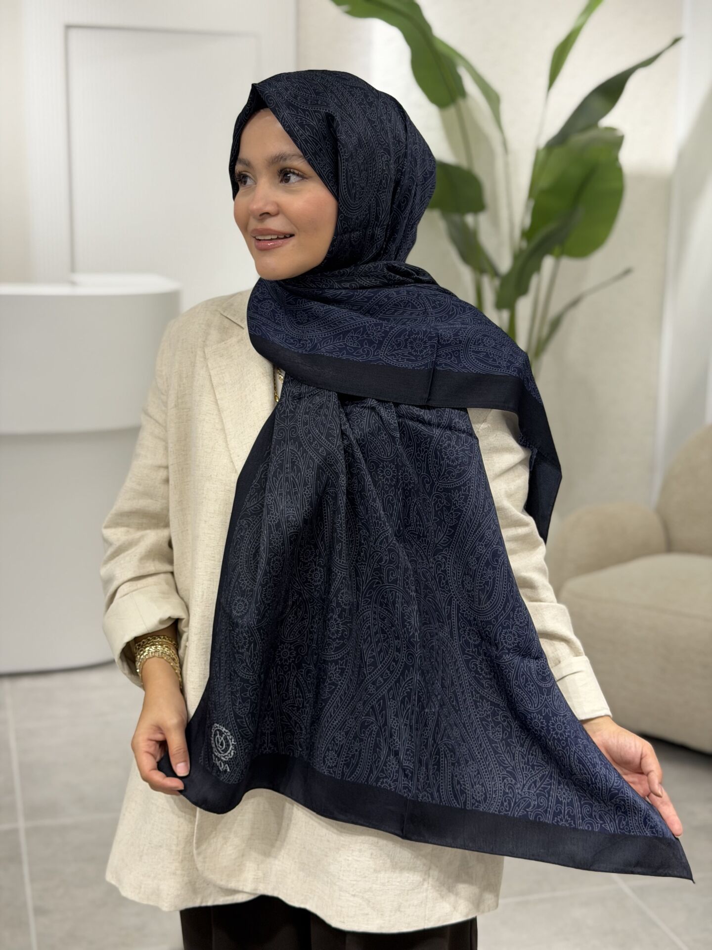 FLOŞ VİSCON RETRO PREMİUM ŞAL 75X190