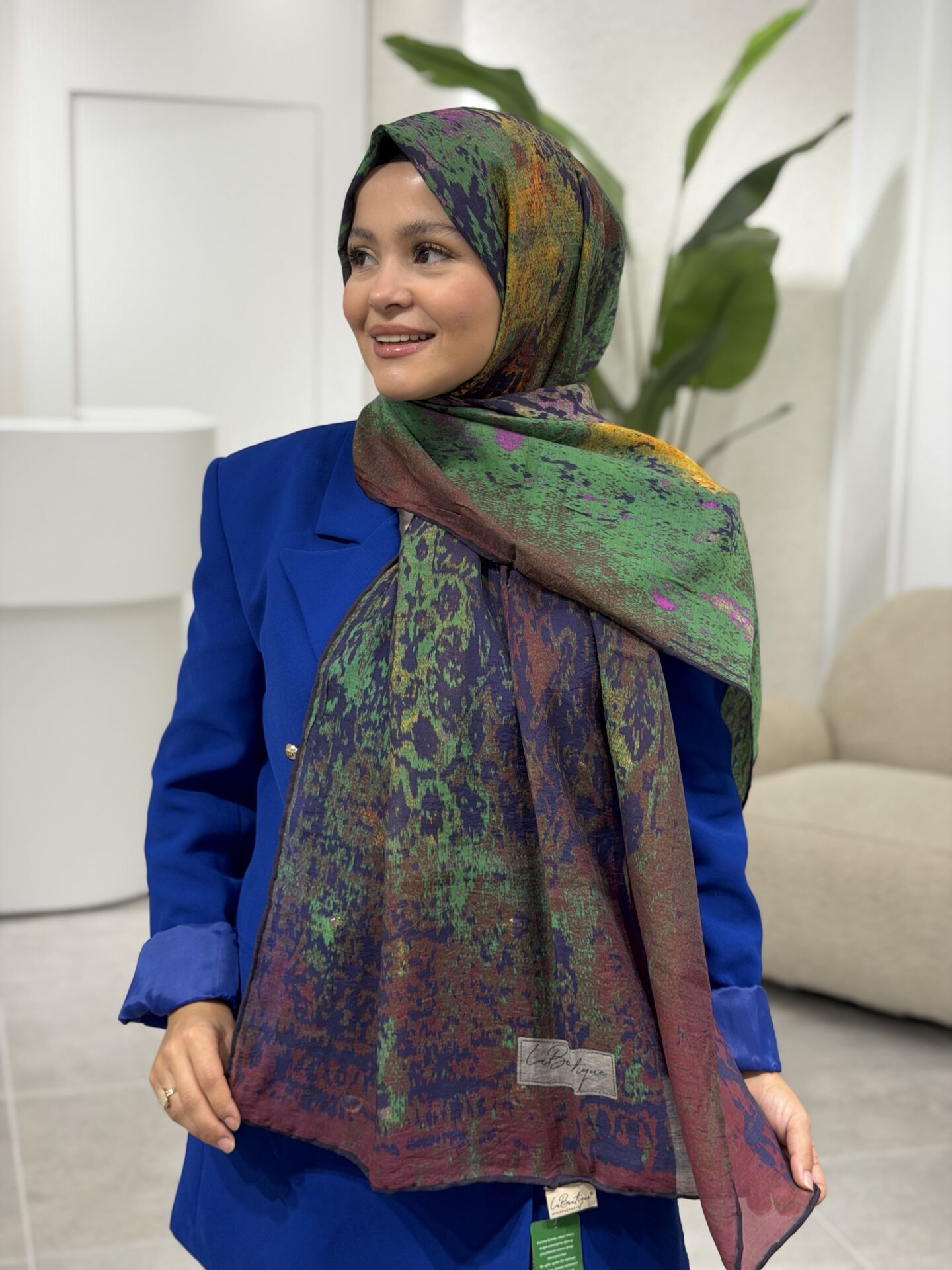 LA BOUTİQUE YAZ/GÜZ SERİNLİĞİ ŞAL 70X190