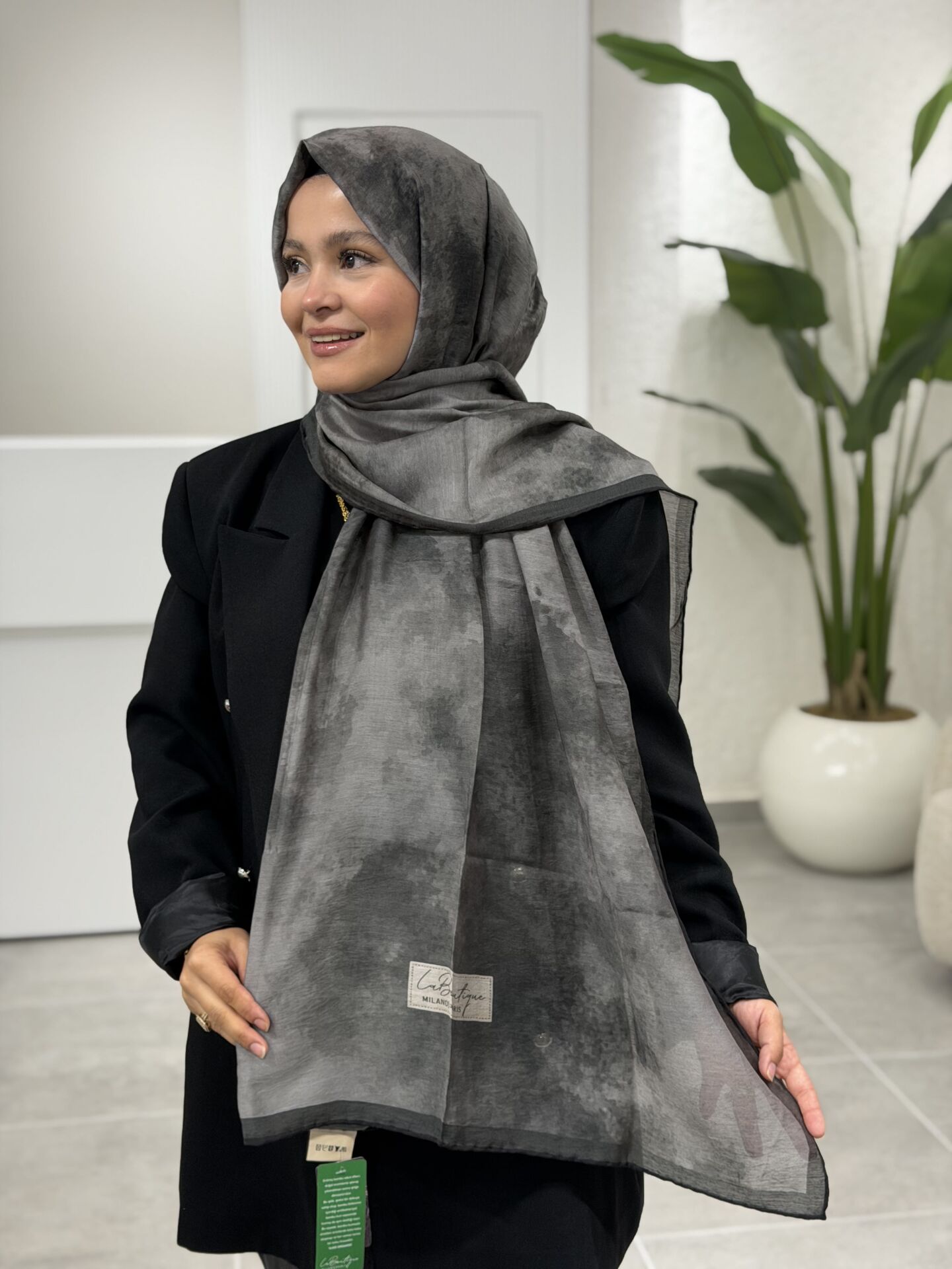 LA BOUTİQUE YAZ/GÜZ SERİNLİĞİ ŞAL 70X190