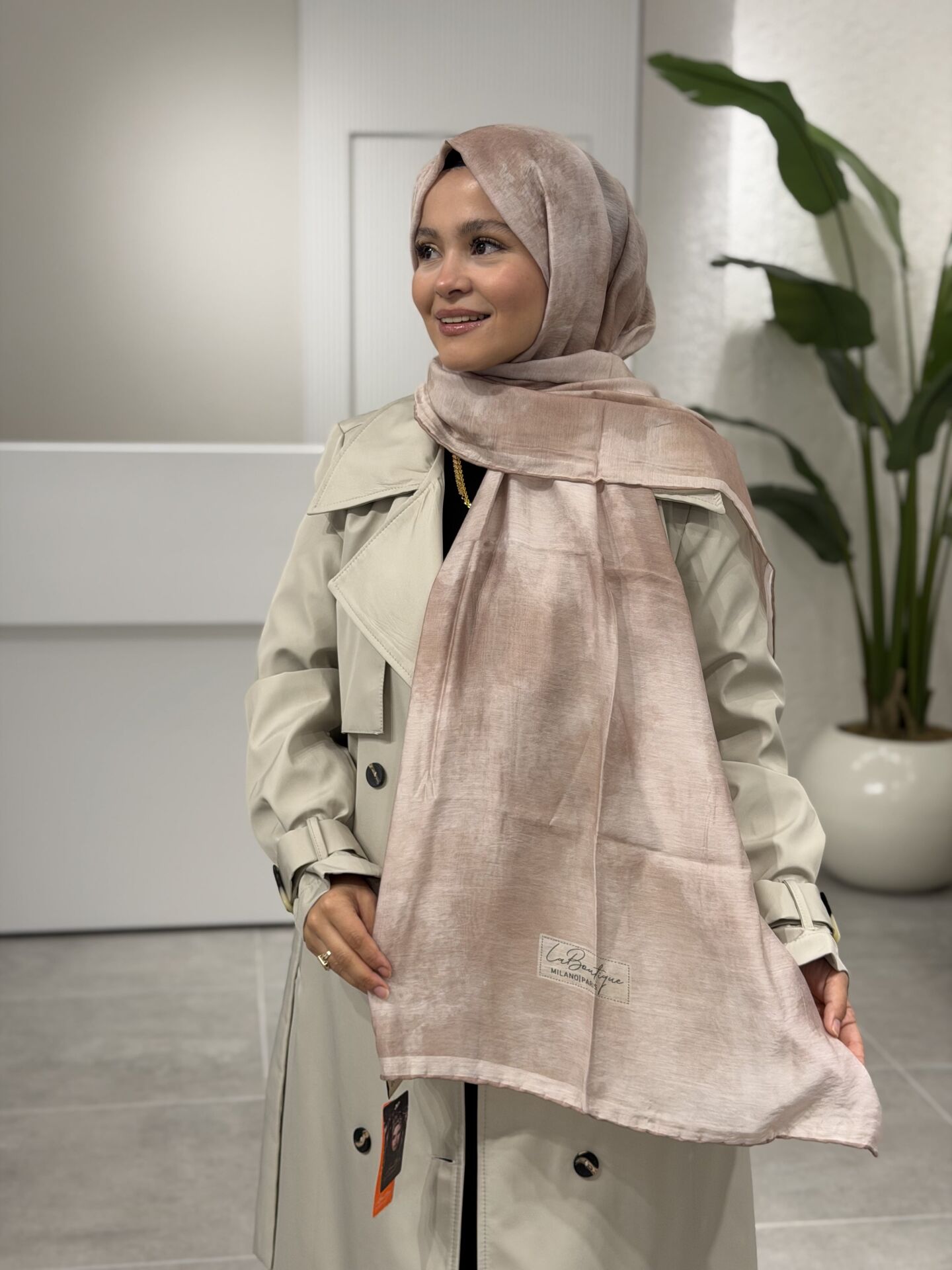 LA BOUTİQUE YAZ/GÜZ SERİNLİĞİ ŞAL 70X190