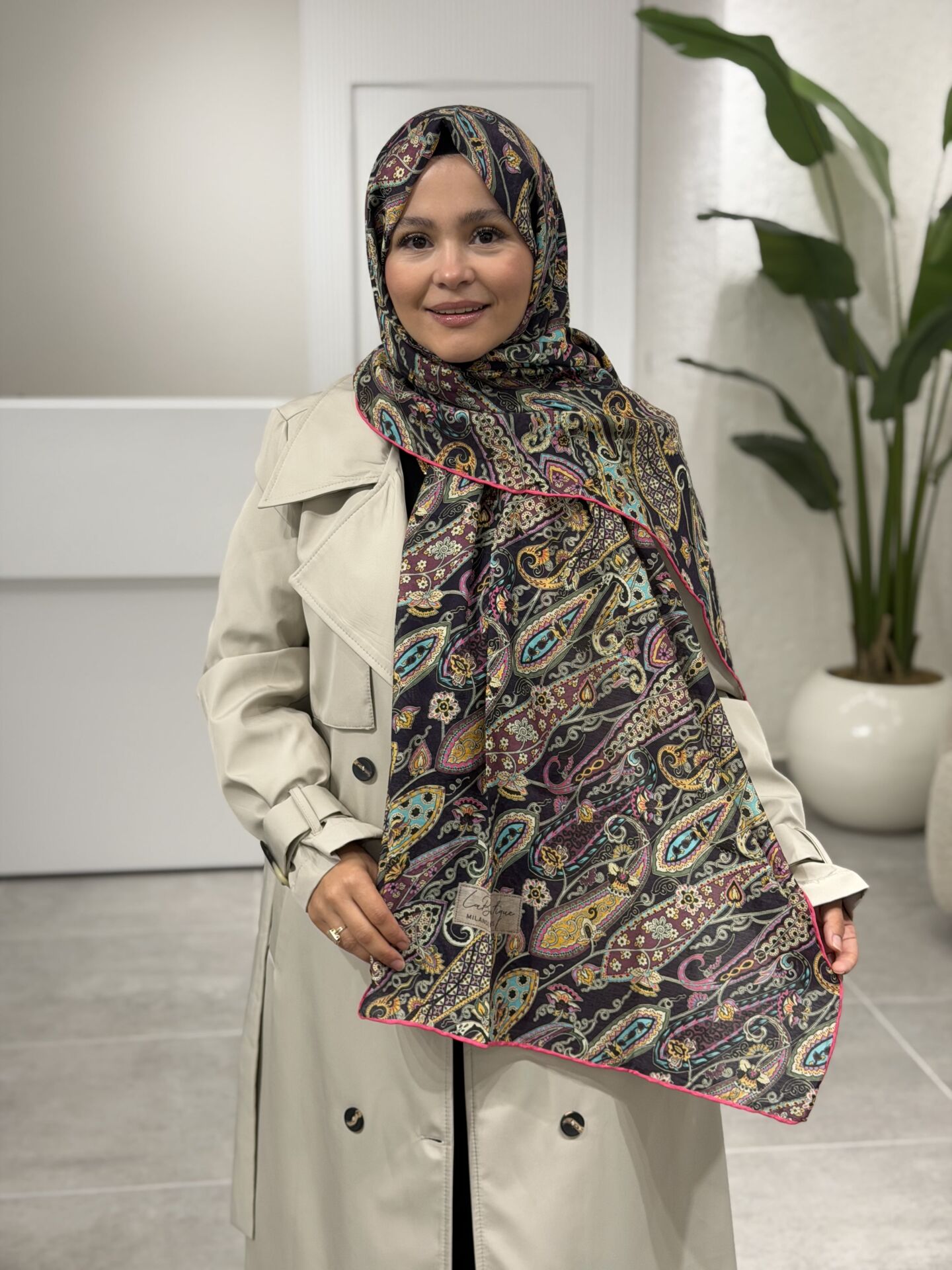 LA BOUTİQUE YAZ/GÜZ SERİNLİĞİ ŞAL 70X190