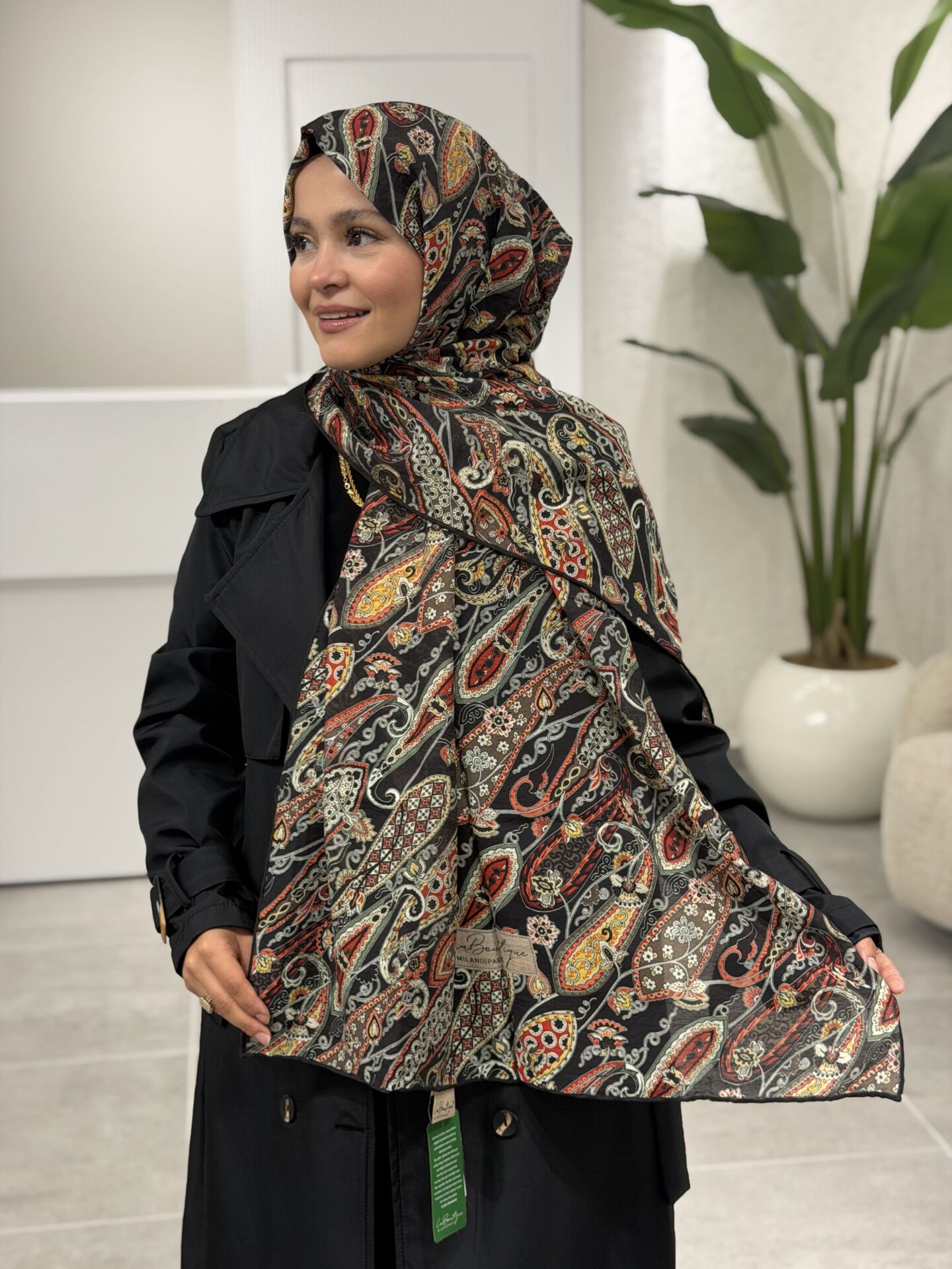 LA BOUTİQUE YAZ/GÜZ SERİNLİĞİ ŞAL 70X190