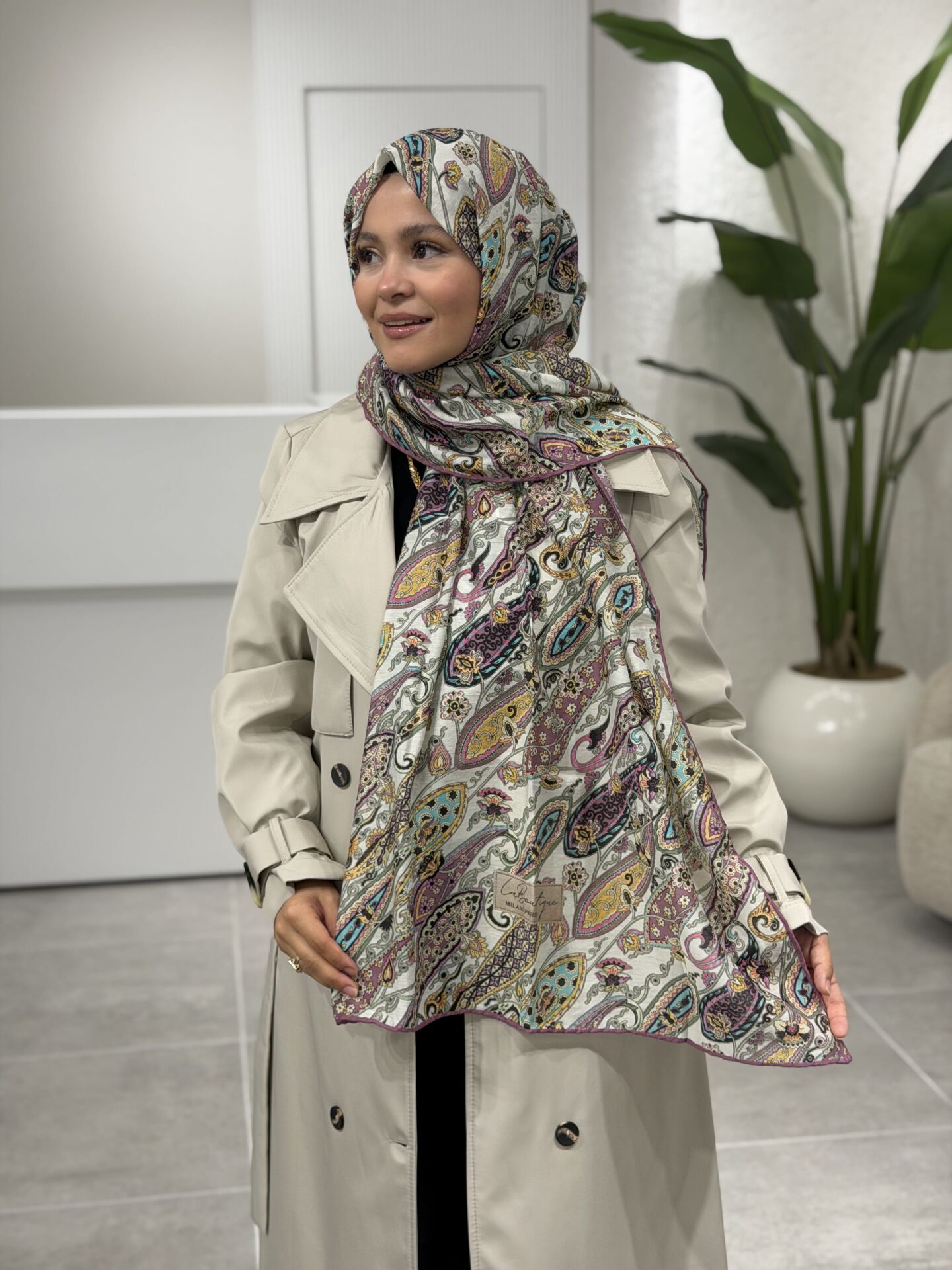 LA BOUTİQUE YAZ/GÜZ SERİNLİĞİ ŞAL 70X190