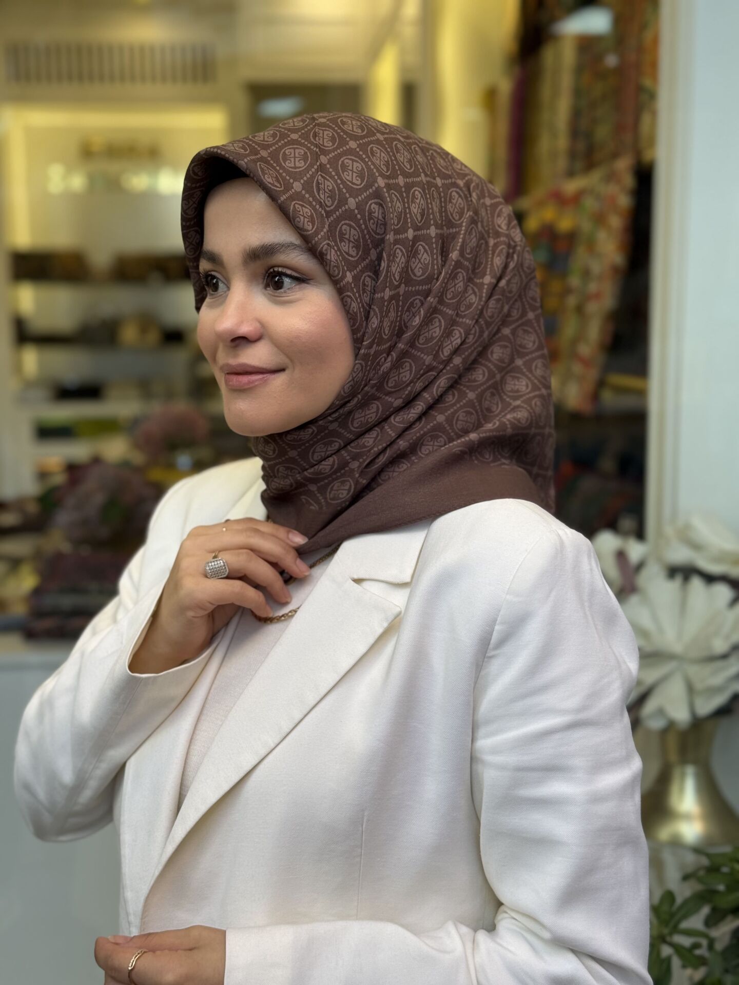 PİERRE CARDİN ELEGANCE MONOGRAM EŞARP