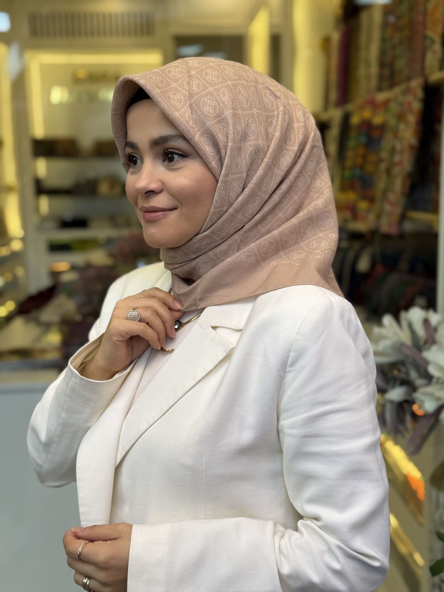 PİERRE CARDİN ELEGANCE MONOGRAM EŞARP