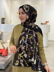 ARMANDA İTHAL VUAL ŞAL SİYAH