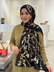 ARMANDA İTHAL VUAL ŞAL SİYAH