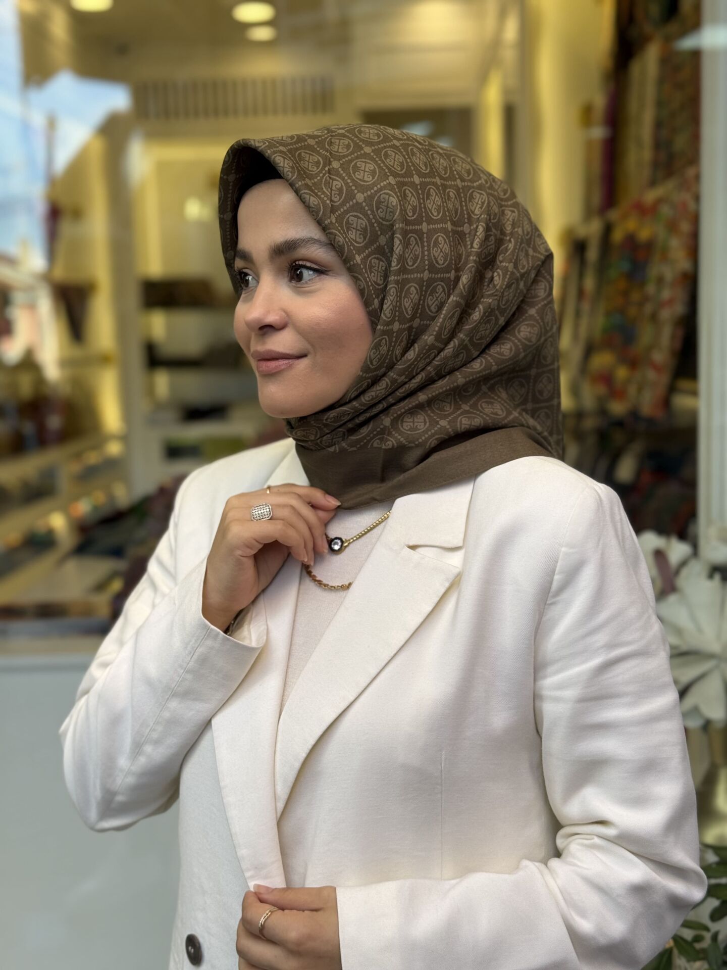 PİERRE CARDİN ELEGANCE MONOGRAM EŞARP