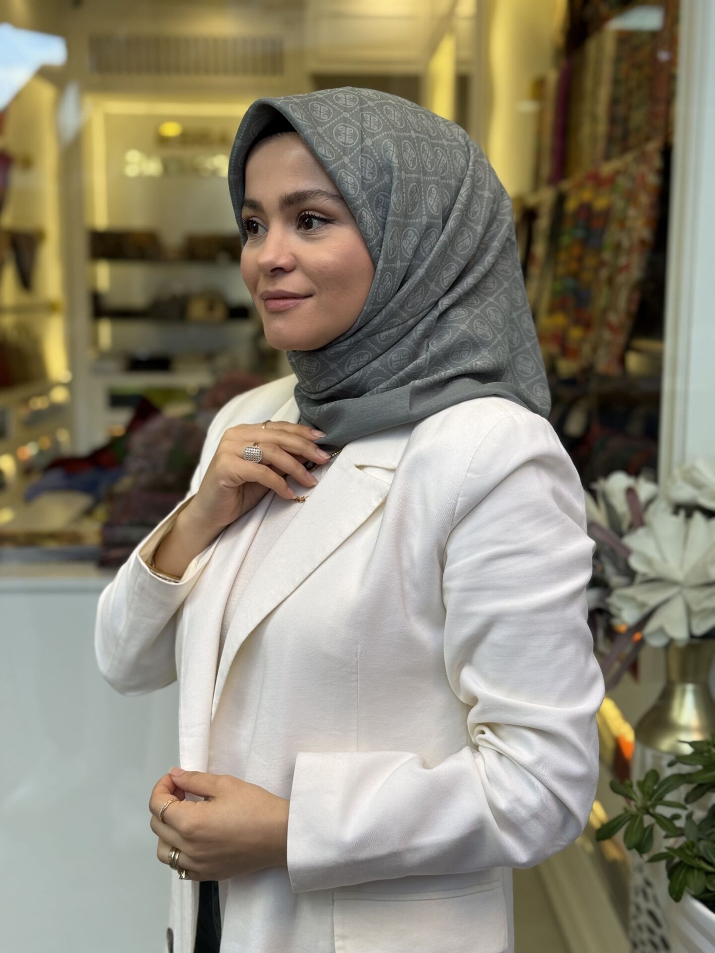 PİERRE CARDİN ELEGANCE MONOGRAM EŞARP