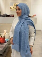 ARMANDA ELEGANCE ŞAL KOT MAVİSİ