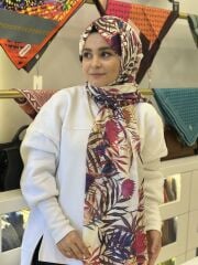 SENSİTİVE DESENLİ PAMUK ŞAL