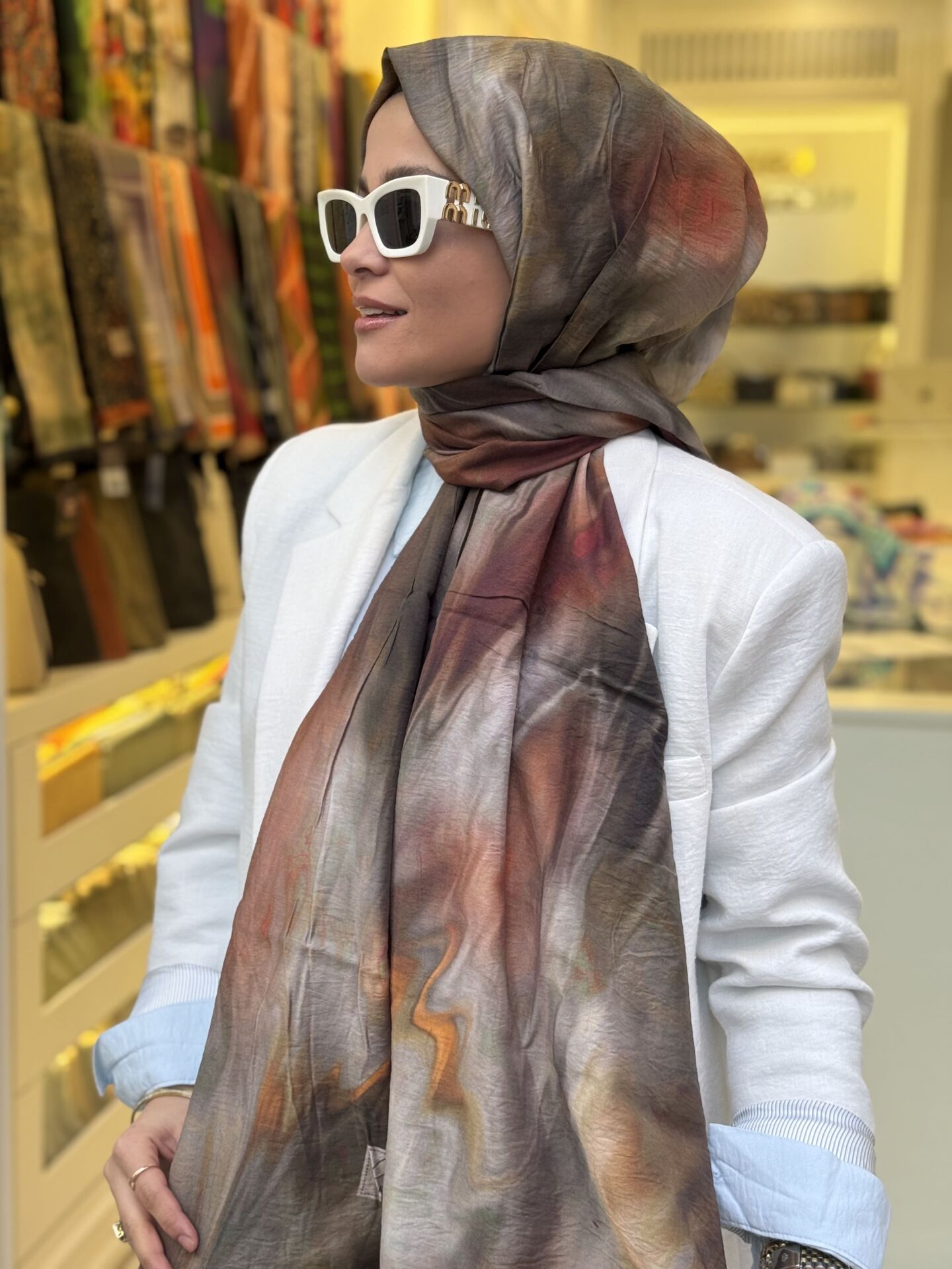 LA BOUTİQUE YAZ SERİNLİĞİ ŞAL 70X190