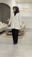 YAQA KUMAŞ PANTOLON SİYAH