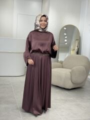 YAQA PREMİUM İTHAL SATEN ETEKLİ TAKIM ÇİKOLATA