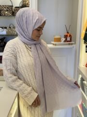 AKER ELEGANCE MONOGRAM ŞAL