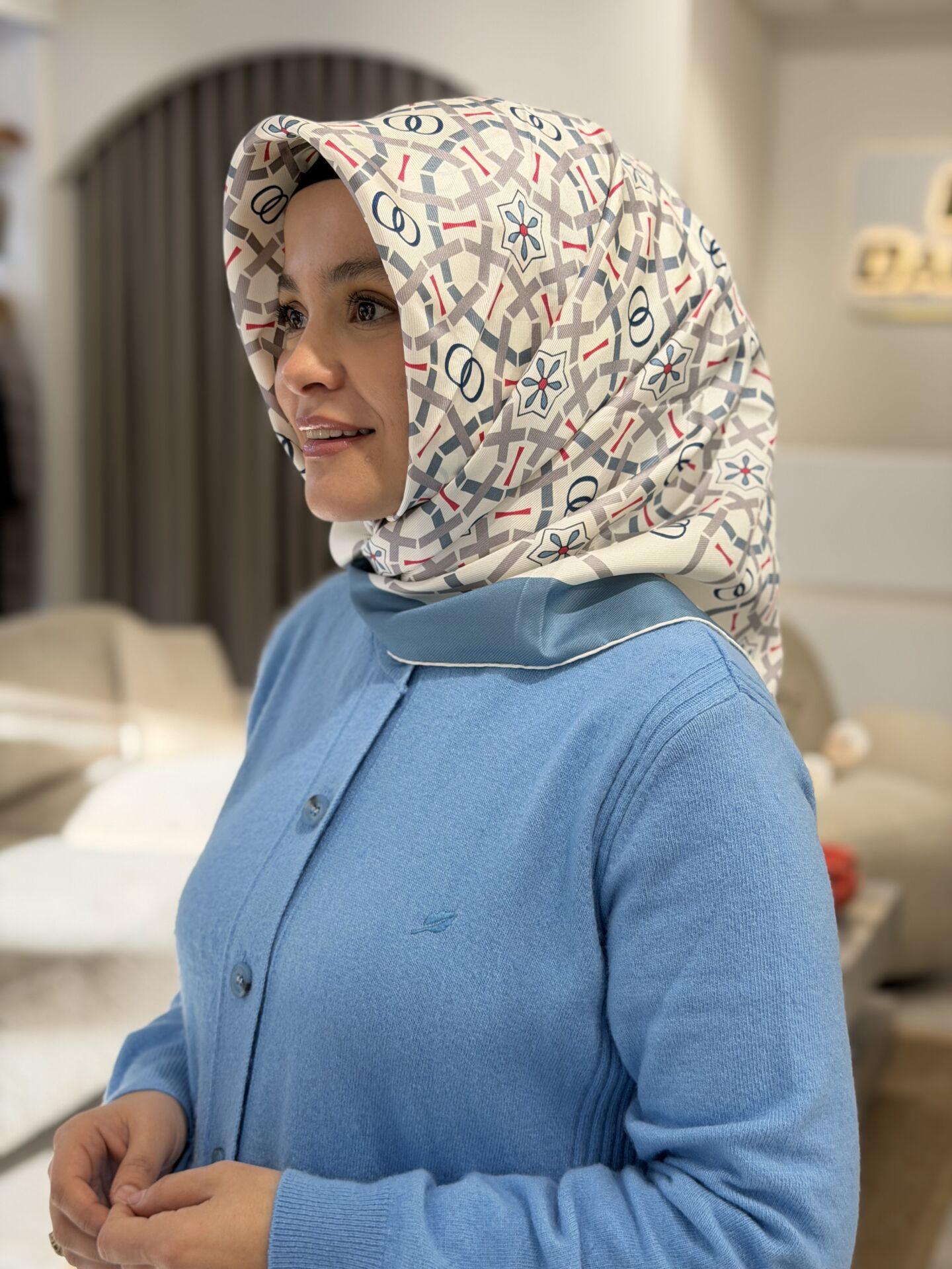 İMANNOOR TWİLL İPEK EŞARP ÇİFT TARAFLI