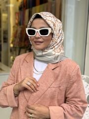 İMANNOOR TWİLL İPEK EŞARP ÇİFT TARAFLI