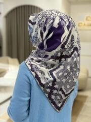 İMANNOOR TWİLL İPEK EŞARP ÇİFT TARAFLI