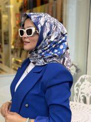 İMANNOOR TWİLL İPEK EŞARP ÇİFT TARAFLI