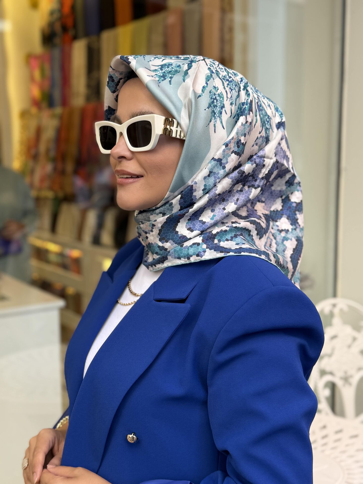 İMANNOOR TWİLL İPEK EŞARP ÇİFT TARAFLI