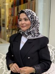 İMANNOOR TWİLL İPEK EŞARP ÇİFT TARAFLI
