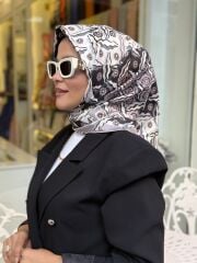 İMANNOOR TWİLL İPEK EŞARP ÇİFT TARAFLI